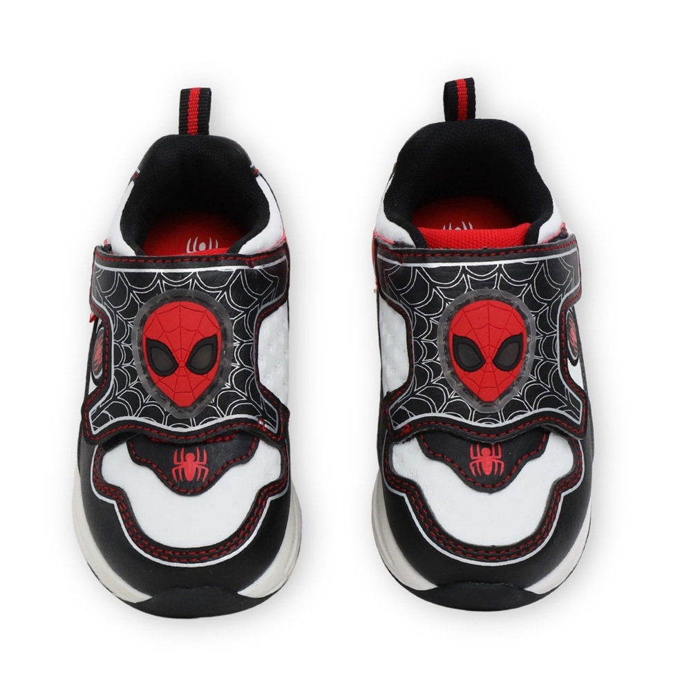 Marvel Spiderman Toddler Boys Light Up Sneakers
